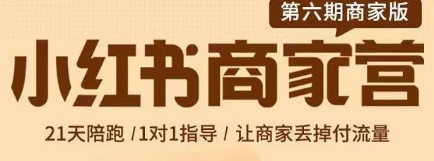 贾真-小红书商家营第6期商家版，21天带货陪跑课，让商家丢掉付流量